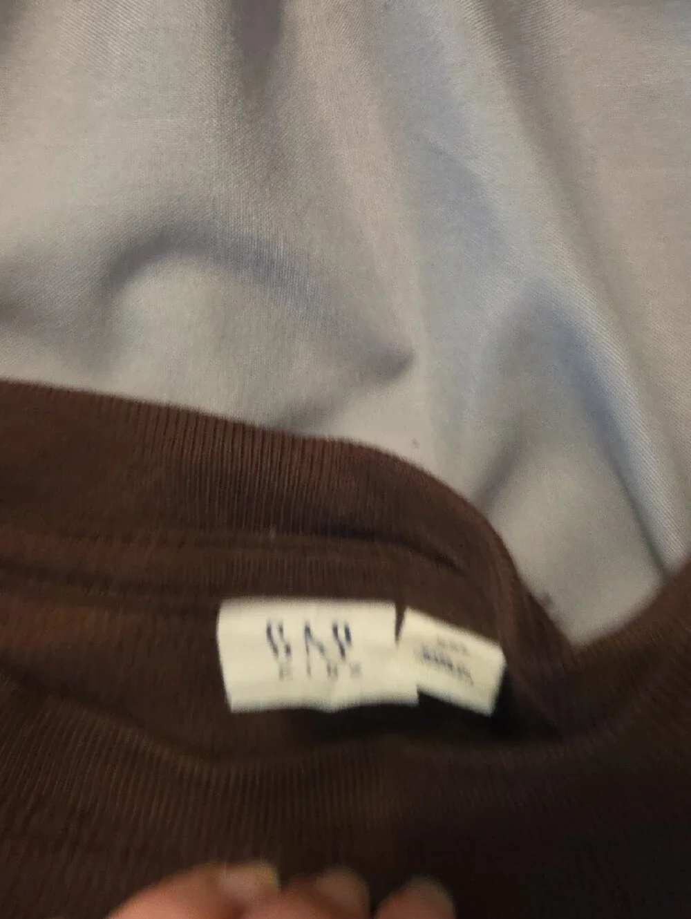 GAP Brown Ribbed Long Sleeve Top